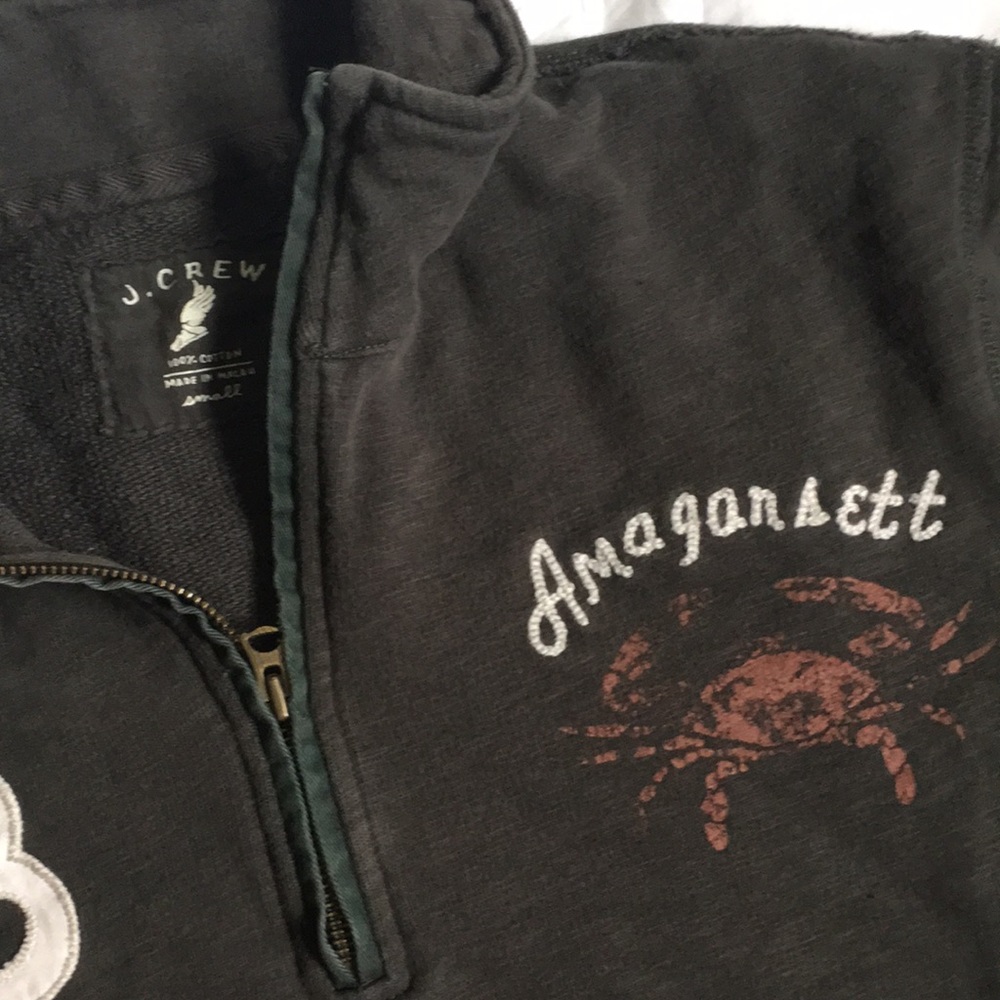 J. Crew Amagansett half zip sweatshirt